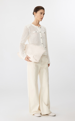 Sweater / JNBY Eco-Friendly Cropped Knit Cardigan