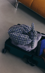 Neck Pillow / JNBYHOME Cotton-Poly Plaid Jacquard Neck Pillow