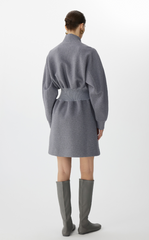 Dress / JNBY Cotton Blend Air-Layer X-Line Long Sleeve Dress