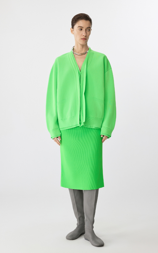 Sweater / JNBY Oversized Paper Yarn Knit Cardigan