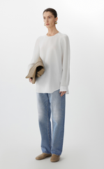 Shirt / JNBY Loose-Fit Silk Power-Spun Top
