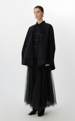 Skirt / JNBY A-Line Tulle Maxi Skirt- 2-in-1 Design