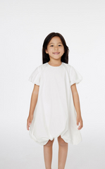 Dress / jnby by JNBY Bubble Girl Pleated Cotton Blend Dress