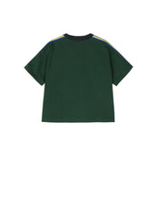 T-Shirt / jnby by JNBY Color-Contrast Patchwork Short Sleeve T-Shirt (100% Cotton)