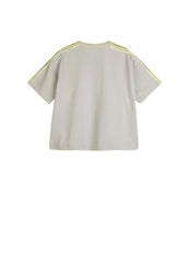 T-Shirt / jnby by JNBY Color-Contrast Patchwork Short Sleeve T-Shirt (100% Cotton)