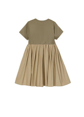 Dresses / jnby by JNBY Patchwork Short Sleeve Dress