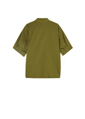 T-Shirt / jnby by JNBY Loose Fit Solid Short Sleeve Polo Shirt