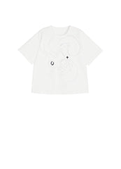 T-Shirt / jnby by JNBY Loose Fit Print Bunny Short Sleeve T-Shirt (100% Cotton)