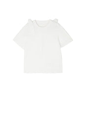 T-Shirt / jnby by JNBY Bear-Ear Shoulder Short Sleeve T-Shirt