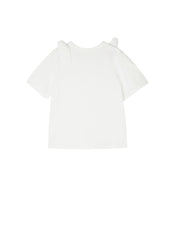 T-Shirt / jnby by JNBY Bear-Ear Shoulder Short Sleeve T-Shirt