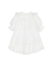 Dresses / jnby by JNBY White Crewneck Short Sleeve Dress