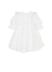 Dresses / jnby by JNBY White Crewneck Short Sleeve Dress