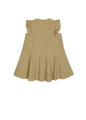 Dresses / jnby by JNBY V-Neck Ruffled Shoulder Short Sleeve Dress