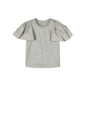 T-Shirt / jnby by JNBY Ruffled Shoulder Short Sleeve T-Shirt