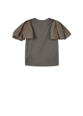 T-Shirt / jnby by JNBY Ruffled Shoulder Short Sleeve T-Shirt