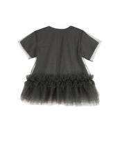 T-Shirt / jnby by JNBY Mesh Stacked Short-Sleeved Girls' T-Shirt