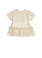 T-Shirt / jnby by JNBY Mesh Stacked Short-Sleeved Girls' T-Shirt