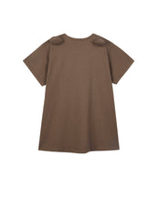 Dress / jnby by JNBY Round Neck Loose Fit Short Sleeve Girls' Dress