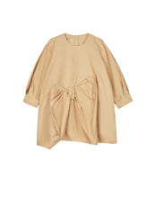 Dress / jnby by JNBY Cotton A-Line Bow Dress