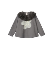 T-Shirt / jnby by JNBY Cotton Lace Long-sleeve T-Shirt