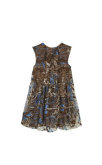 Dress / jnby by JNBY Embroidered Tulle Sleeveless Dress