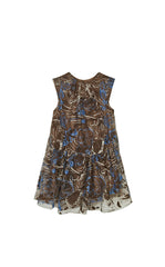 Dress / jnby by JNBY Embroidered Tulle Sleeveless Dress