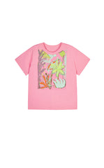 T-Shirt / jnby by JNBY Artistic Floral Cotton Tee