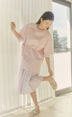 T-shirt / JNBY Oversized Tee with Chinese Button Closure