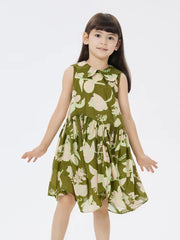 Dresses / jnby by JNBY Loose Fit Full Floral Print Sleeveless Dress