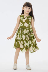 Dresses / jnby by JNBY Loose Fit Full Floral Print Sleeveless Dress