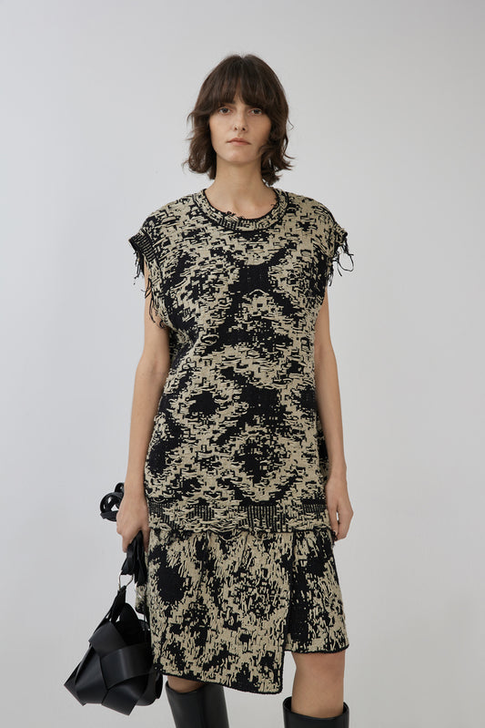 Skirt / JNBY Print Ramie Skirt