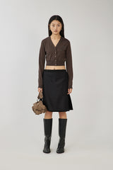 Sweater / Su Embroidery X JNBY V-neck Wool Cardigan Sweater