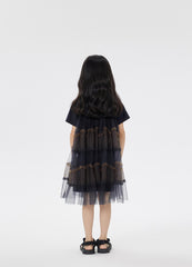 Dresses / jnby by JNBY Crewneck Patchwork Short Sleeve Dress