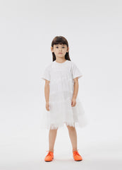Dresses / jnby by JNBY Crewneck Patchwork Short Sleeve Dress