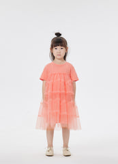 Dresses / jnby by JNBY Crewneck Patchwork Short Sleeve Dress