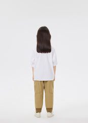 T-Shirt / jnby by JNBY Loose Fit Solid Short Sleeve Polo Shirt