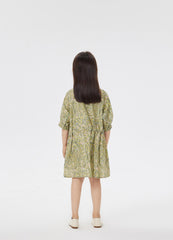 Dresses / jnby by JNBY Full Floral Print Shirt Style Short Sleeve Dress