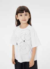 T-Shirt / jnby by JNBY Loose Fit Print Bunny Short Sleeve T-Shirt (100% Cotton)