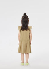 Dresses / jnby by JNBY V-Neck Ruffled Shoulder Short Sleeve Dress