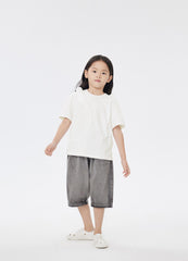 T-Shirt / jnby by JNBY Bear-Ear Shoulder Short Sleeve T-Shirt