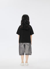 T-Shirt / jnby by JNBY Loose Fit Print Bunny Short Sleeve T-Shirt (100% Cotton)