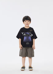 T-Shirt / jnby by JNBY Loose Fit Print Short Sleeve T-Shirt