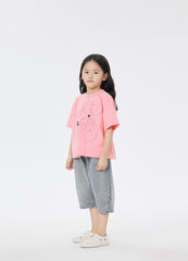 T-Shirt / jnby by JNBY Loose Fit Print Bunny Short Sleeve T-Shirt (100% Cotton)