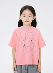 T-Shirt / jnby by JNBY Loose Fit Print Bunny Short Sleeve T-Shirt (100% Cotton)