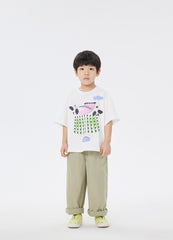 T-Shirt / jnby by JNBY Loose Fit Print Short Sleeve T-Shirt
