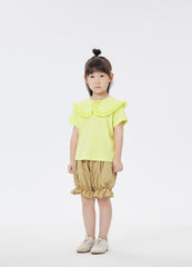 T-Shirt / jnby by JNBY Laced Collar Short Sleeve T-Shirt