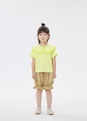 T-Shirt / jnby by JNBY Laced Collar Short Sleeve T-Shirt