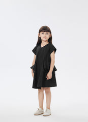 Dresses / jnby by JNBY Solid V-Neck Short Sleeve Dress