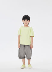 T-Shirt / jnby by JNBY Bear-Ear Shoulder Short Sleeve T-Shirt