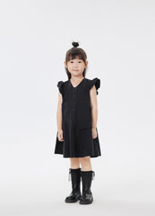 Dresses / jnby by JNBY V-Neck Ruffled Shoulder Short Sleeve Dress